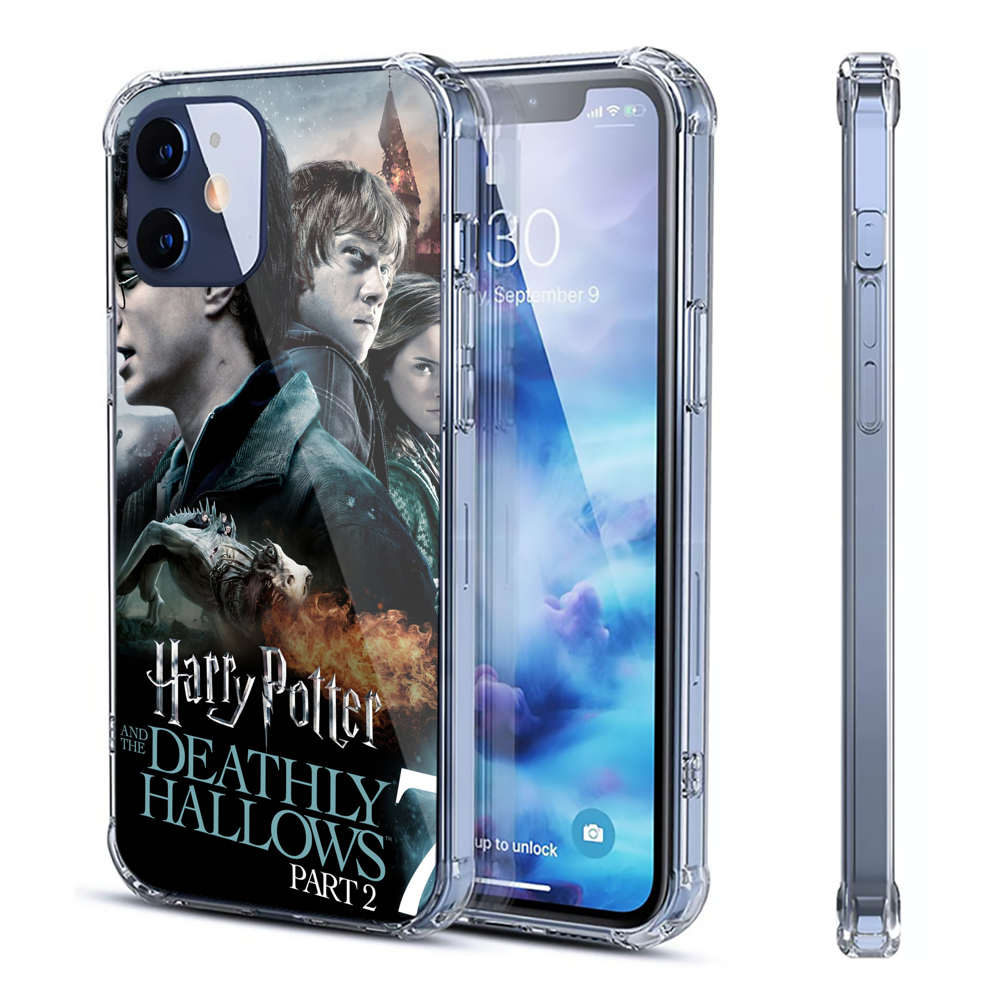 （画像用） Harry Potter ハリー・ポッターシリーズ 【iPhone 12シリーズ対応】透明スマホケース（クリアソフトケース）